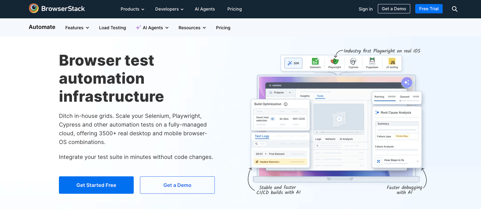 browserstack page screenshot
